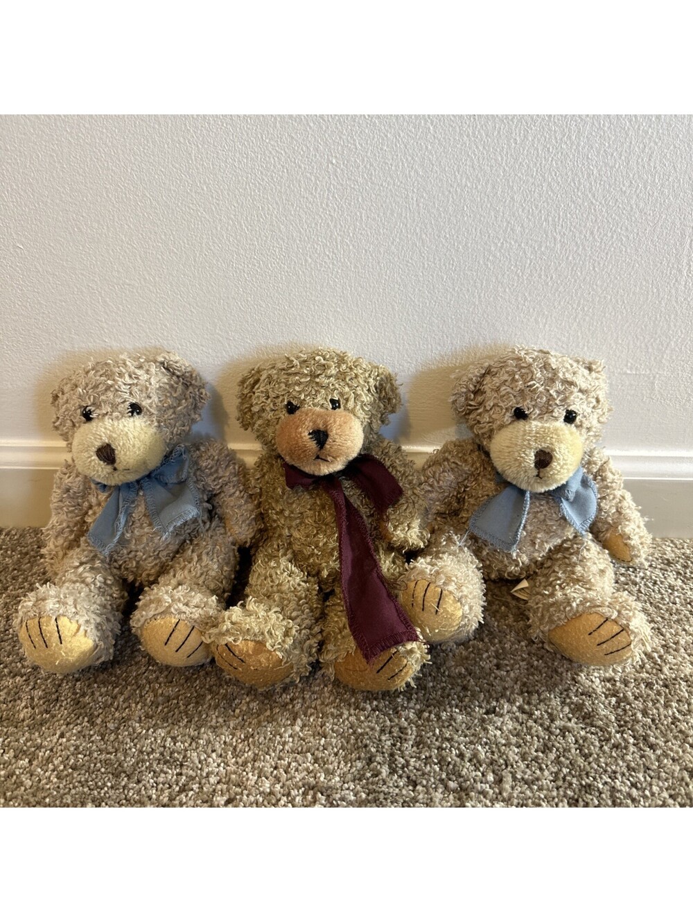 First & Main Lil Scraggles 9" Teddy Bear Brown Plush Soft Toy Stuffed